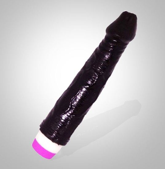 8″(Black) Vibrating Dildo G Spot Vibrator Sex Toy for Woman