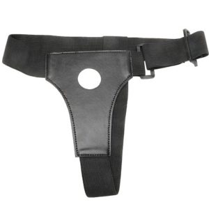 Adjustable Strap On High Quality Belt-Black