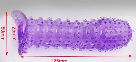 Crystal Dotted Condom Purple For Male | Sextoys India | Sextoys Goa | Sextoys Panaji | SexToys For Men | Adulttoys-india | Cock Sleeve In India | Cock Seeve In Goa | Cock Sleeve In Panaji |Spike Condom For Men