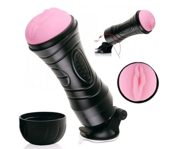 Hands Free Realistic Pussy Masturbator With Wall Suction| Hands Free India| Adulttoys-India|Sex Toys India|Sex Toys For Men|Pocket Pussy India