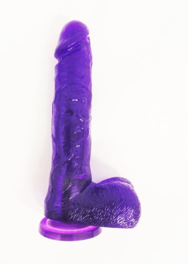 Jelly Purple Dildo |Head Rotated Vibrator |Vibration Dildo|Sex Toys For Women|Sex Toys India|Female Sex Toys |Dildo Vibrator|Strap On Dildo India|adulttoys-india.com