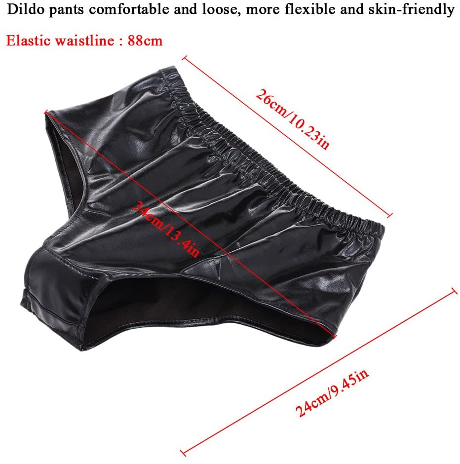 Buy Black Panty With Internal Dildo Underwear Online in India