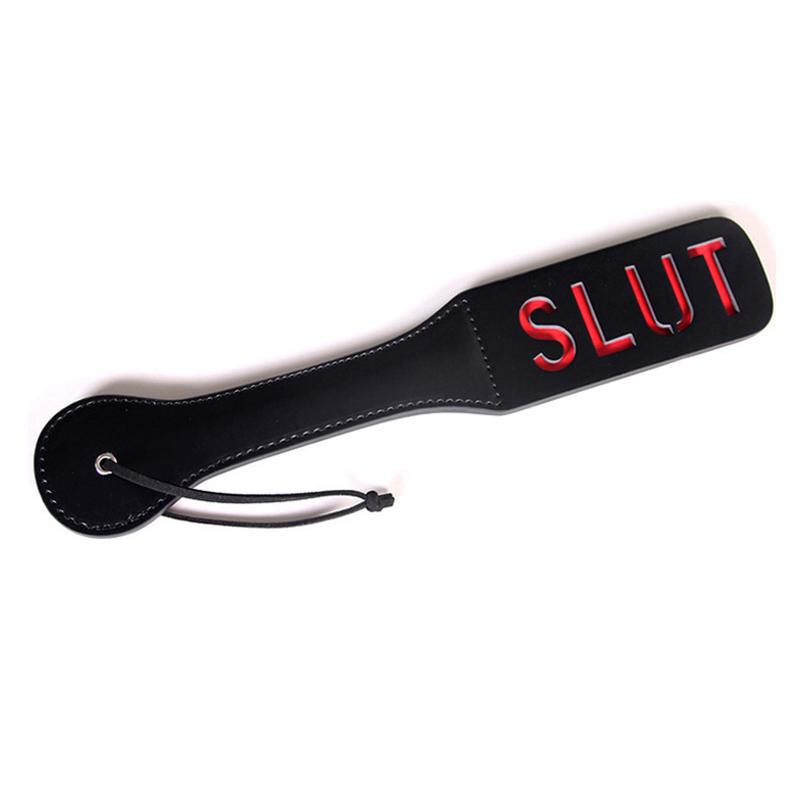 Buy SLUT BDSM Spanking Paddle - Black Online in India