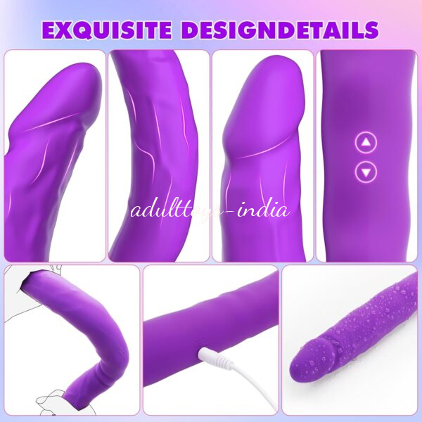15.7 Inches Double Ended wireless Remote Control Vibrating Penis Dildo For Lesbian - Image 3