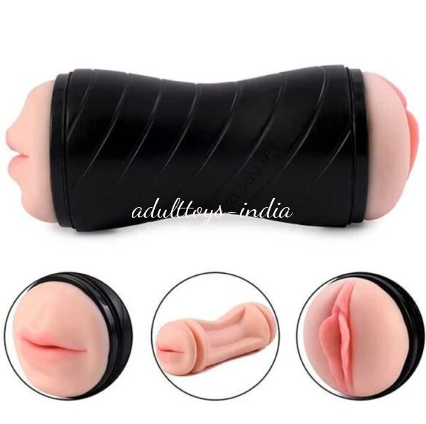 Realistic Vagina and Mouth Sex Toy For Men - Image 2