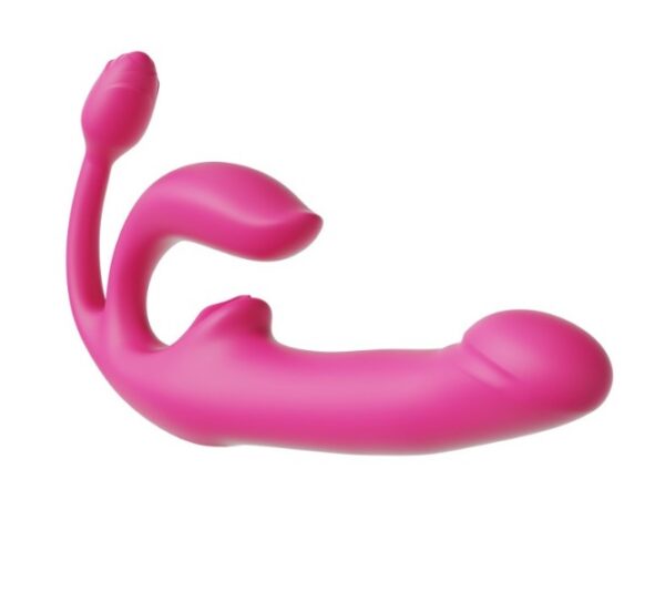 1 in 4 Lesbian Vibrator G-spot and Clitoral and Anal Stimulator with Wireless Remote - Image 2