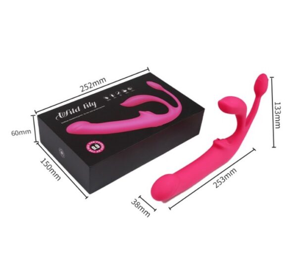 1 in 4 Lesbian Vibrator G-spot and Clitoral and Anal Stimulator with Wireless Remote - Image 7