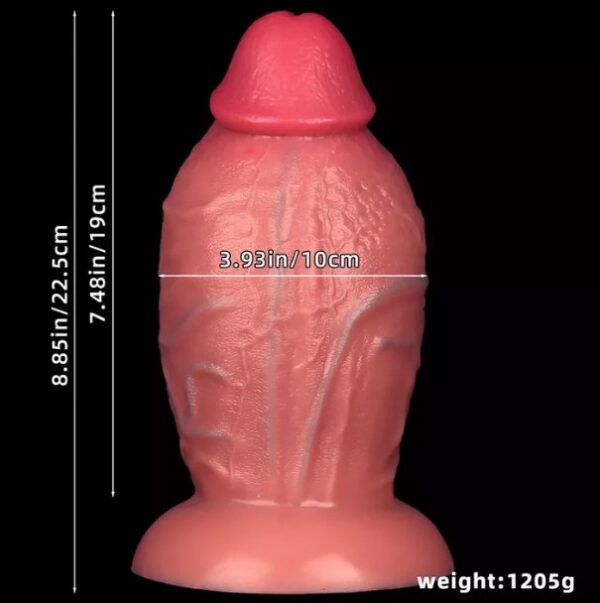 4 Inch Diameter Realistic Large Anal Dildo For Couple - Image 6