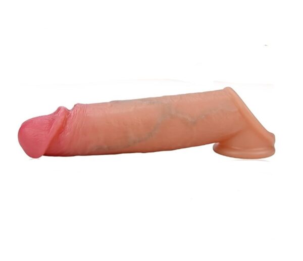 7.4 Inches Liquid Silicone Realistic Veining and Glans Penis Sleeves For Men - Image 5