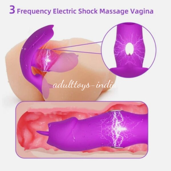 wearable Licking Vibrator Flriting Dildo Butterfly Vibrator For Women - Image 3