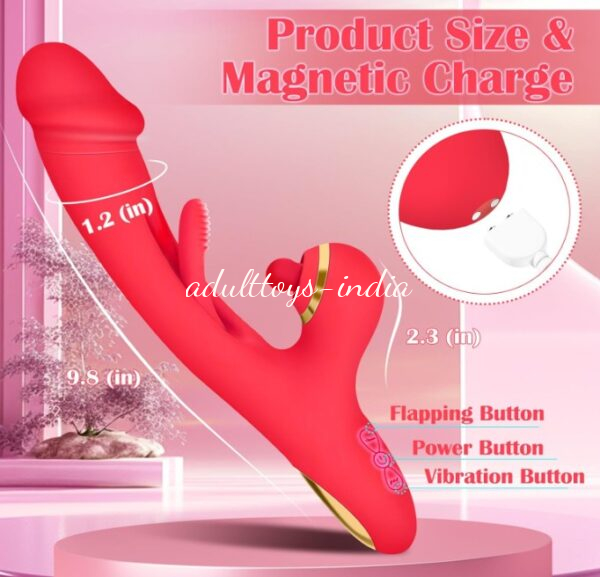 7 Flapping Vibrator with Clitoral 7 Tapping G Spot 7 Vibration For Women - Image 5