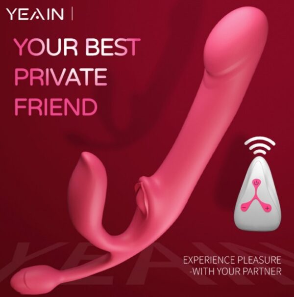 1 in 4 Lesbian Vibrator G-spot and Clitoral and Anal Stimulator with Wireless Remote - Image 3