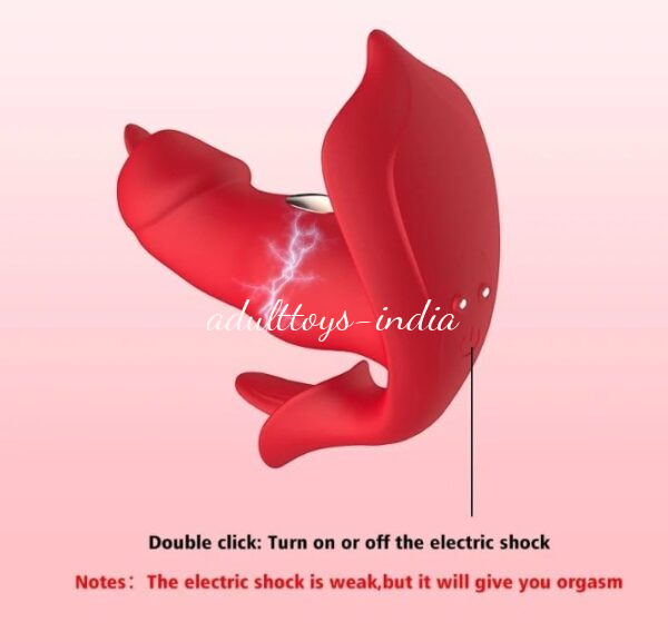 Electric Shock With Wearable Vibrator Licking Remote Control Masturbator For Women - Image 6