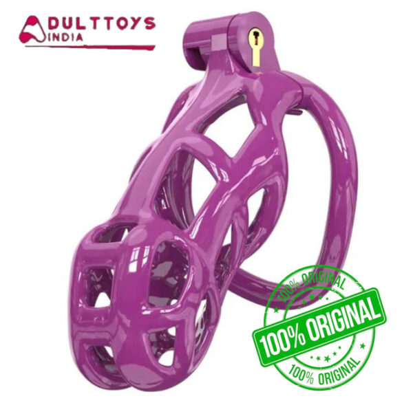 Purple Cobra Standard Chastity Kit With Pink Pussy Urethral Catheter