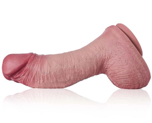 Ultra Thick Girth Silicone Realistic Master Dildo 10.82 Inches - Image 3