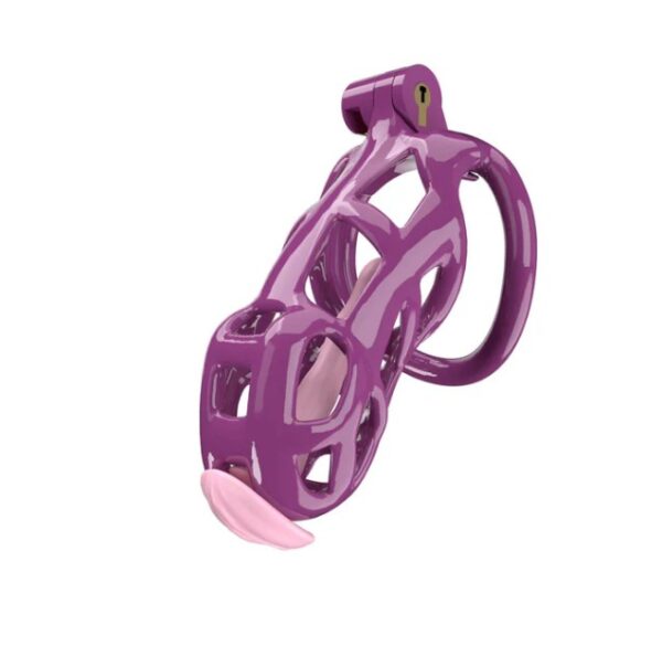 Purple Cobra Standard Chastity Kit With Pink Pussy Urethral Catheter - Image 2