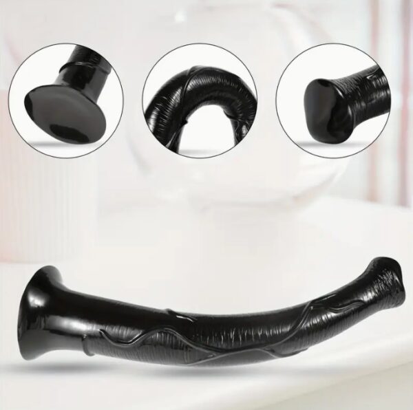 30cm Long Animal Horse Dildo Black - Image 4