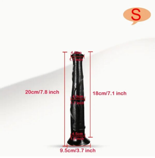 20cm Animal Black Horse Cock Small Dildo For Beginners Sex Tools - Image 3