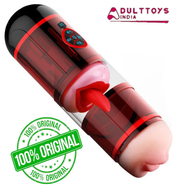 Water Spray Deep Throat Oral Tongue Licking Automatic Sucking Masturbator For Men - Image 5