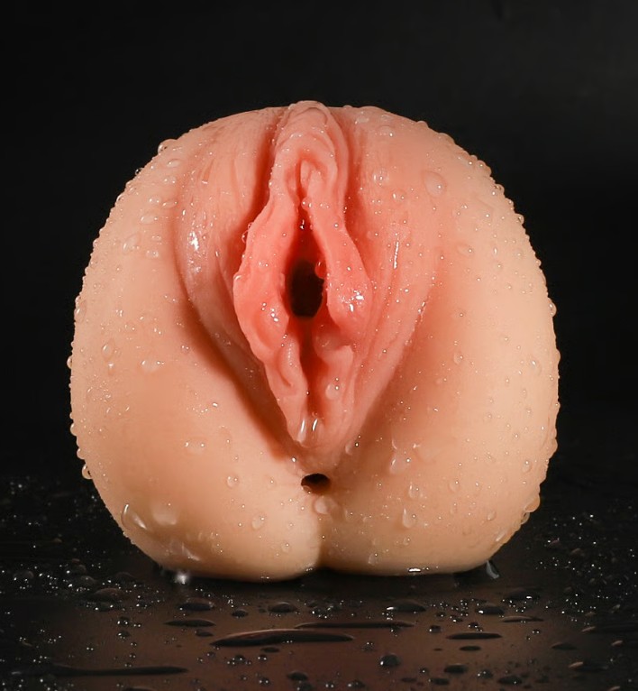 2 Holes Realistic Textured Vagina and Tight Anus Pocket Pussy Male Stoke Masturbator India - Image 3