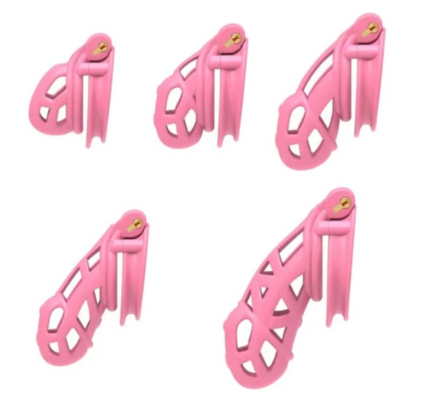 Pink Nano Cobra 6.0 new style upgraded version Chastity Cage For Men - Image 2