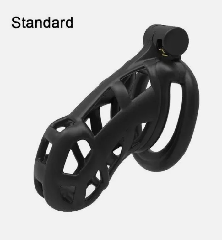 Resin Male Chastity Device Cobra Cock Cage Standard Size For Men - Image 4