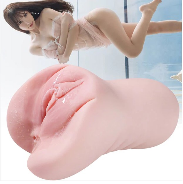 JIUAI Morita vulva anus 2-in-1 Realistic pocket pussy Huge Size masturbation sex toy For Men - Image 4