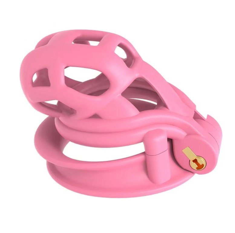 Pink Nano Cobra 6.0 new style upgraded version Chastity Cage For Men - Image 4