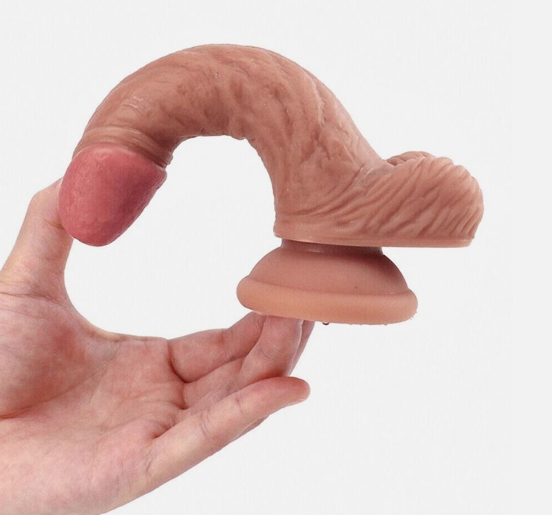 Beginners 6 Inches Small Liquid Silicone Dildo With Strong Suction Cup - Image 5