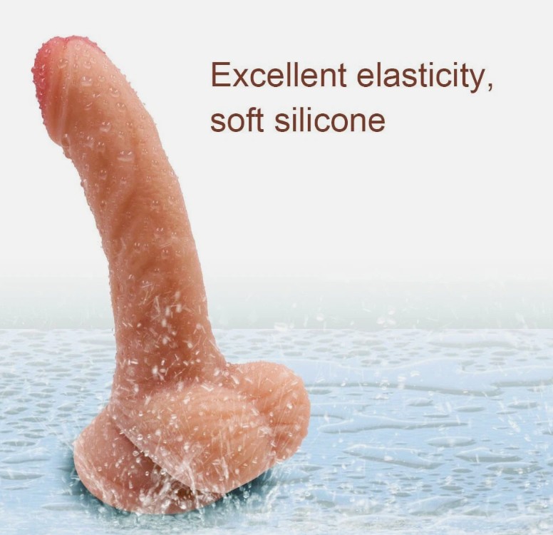 Beginners 6 Inches Small Liquid Silicone Dildo With Strong Suction Cup - Image 7