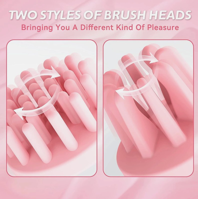 360° Vibrating Sucking Rotational Stimulation Nipple Pleasure Sex Toy Clamps- 2PCS - Image 3