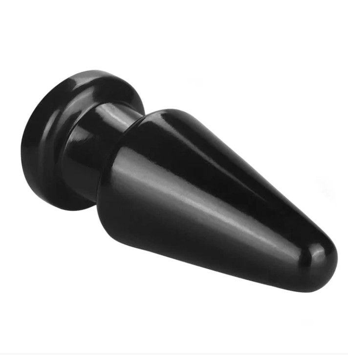 King Size 7 Inches Black Anal Shocker Mega Butt Plug - Image 6