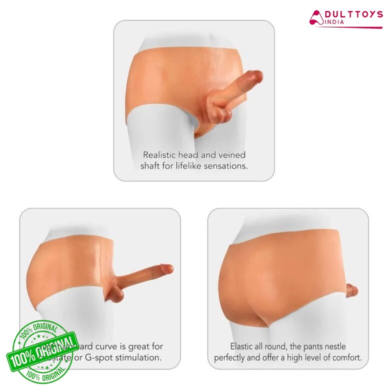 Ultra Soft Dual Layered Realistic Dildo Pant -7 Inches - Image 4
